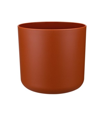 Blumentopf ziegelrot