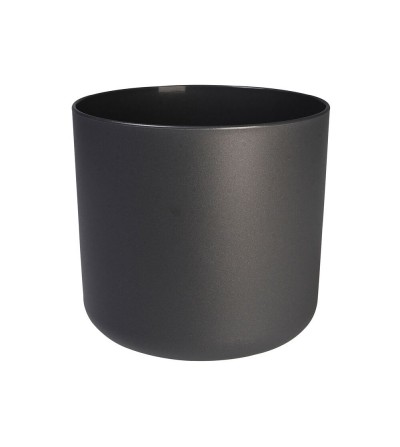 Blumentopf schwarz