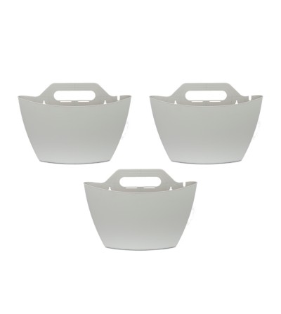 Lot de 3 pots muraux