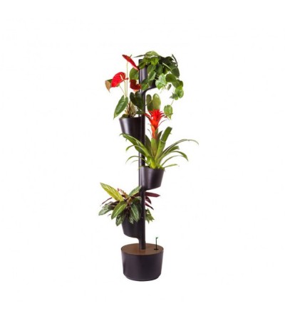 vertikaler Blumentopf mit automatischer Bewässerung