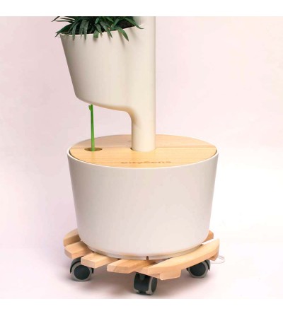 Rolling base for CitySens vertical planter