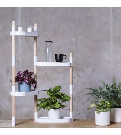 estantería modular para plantas