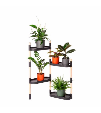 estantería modular para plantas
