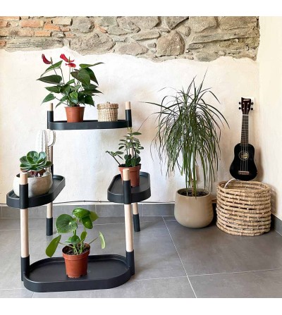 étagère pour plantes avec 4 plateaux