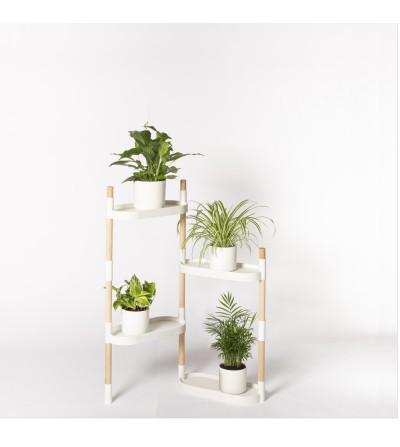 4-tray plant shelves