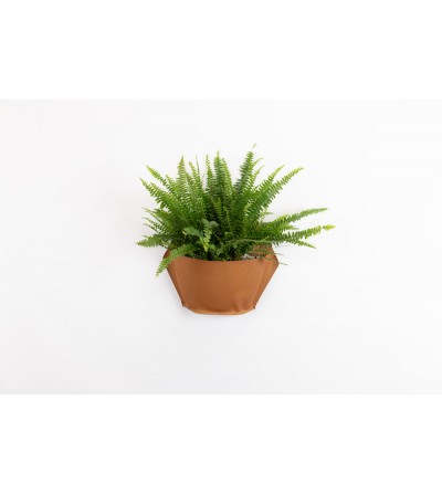 Cache-pot textile orange