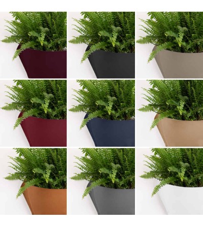 Sechseckige Abdeckung für Wandblumen