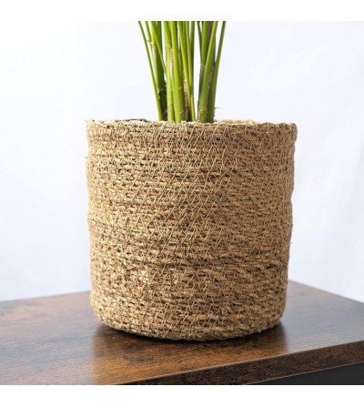 Pot d'intérieur tressé