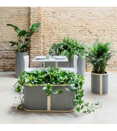 Jardinera autorriego para terraza