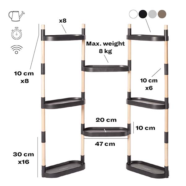 caratteristiche scaffale porta piante