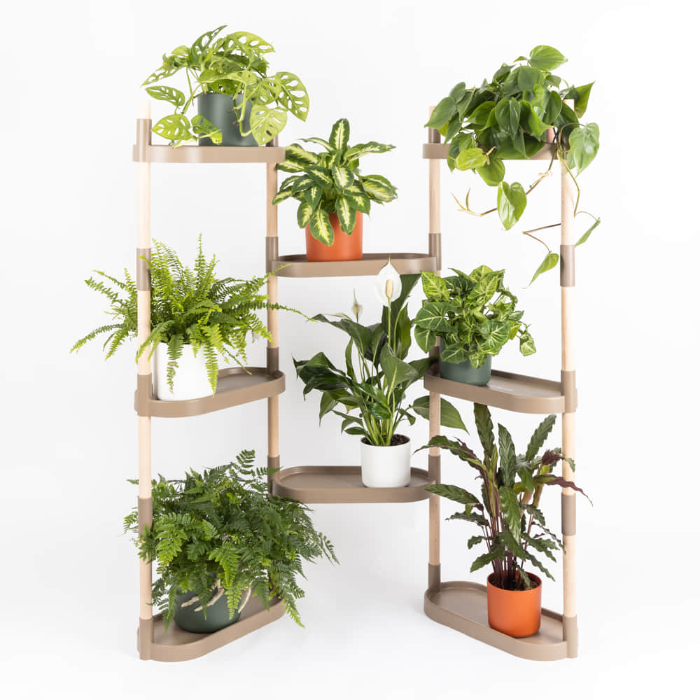étagère à plantes modulaire